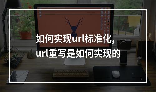 如何实现url标准化,url重写是如何实现的