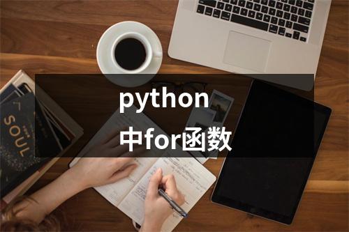 python中for函数