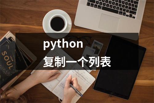 python 复制一个列表