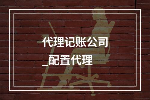 代理记账公司_配置代理