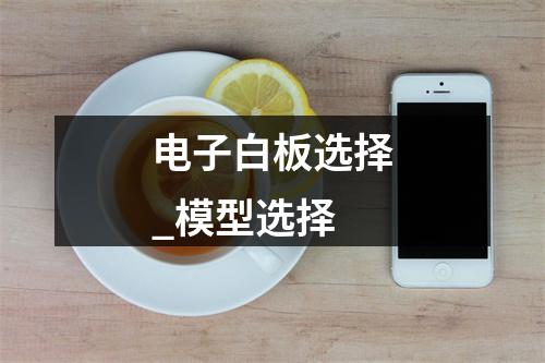 电子白板选择_模型选择