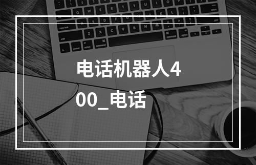 电话机器人400_电话