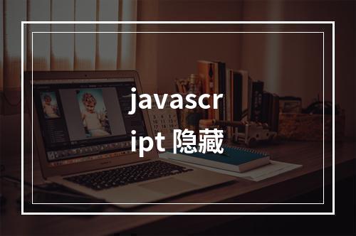javascript 隐藏