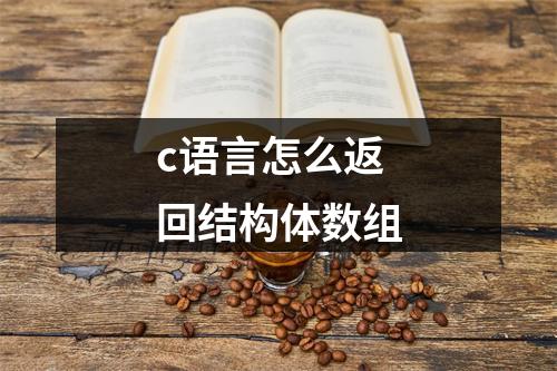 c语言怎么返回结构体数组
