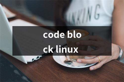 code block linux