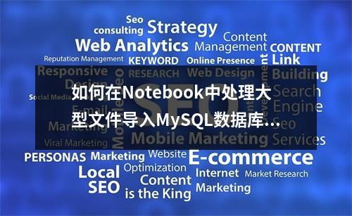 如何在Notebook中处理大型文件导入MySQL数据库?