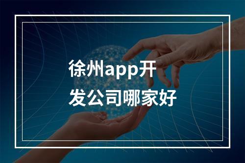 徐州app开发公司哪家好