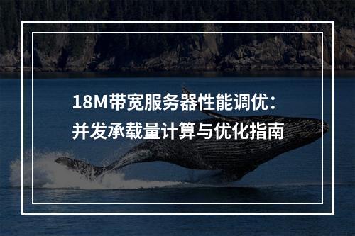 18M带宽服务器性能调优：并发承载量计算与优化指南