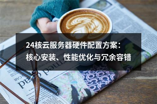 24核云服务器硬件配置方案：核心安装、性能优化与冗余容错