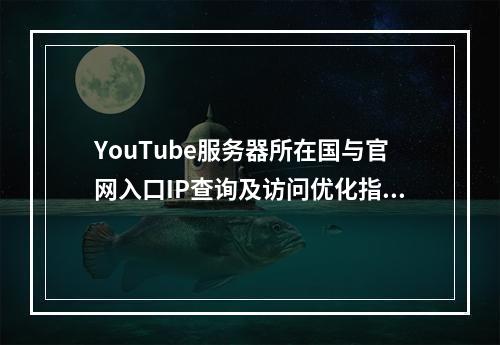 YouTube服务器所在国与官网入口IP查询及访问优化指南