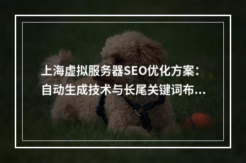 上海虚拟服务器SEO优化方案：自动生成技术与长尾关键词布局
