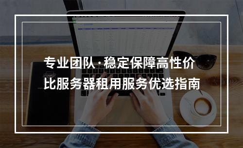 专业团队·稳定保障高性价比服务器租用服务优选指南
