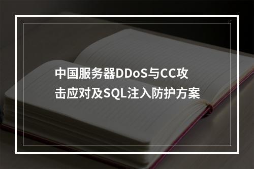 中国服务器DDoS与CC攻击应对及SQL注入防护方案