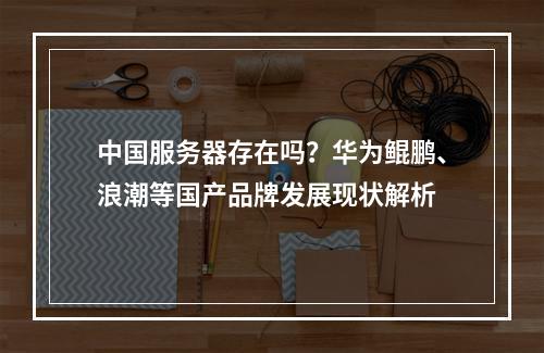 中国服务器存在吗？华为鲲鹏、浪潮等国产品牌发展现状解析