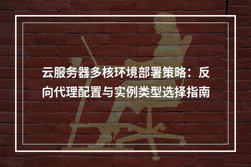 云服务器多核环境部署策略：反向代理配置与实例类型选择指南