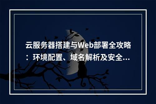 云服务器搭建与Web部署全攻略：环境配置、域名解析及安全优化