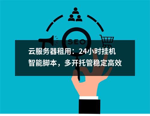 云服务器租用：24小时挂机智能脚本，多开托管稳定高效