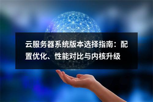 云服务器系统版本选择指南：配置优化、性能对比与内核升级