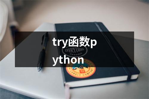 try函数python