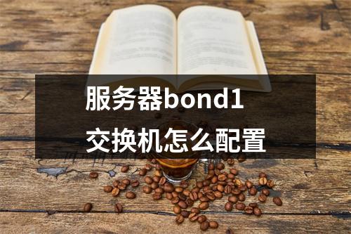 服务器bond1交换机怎么配置
