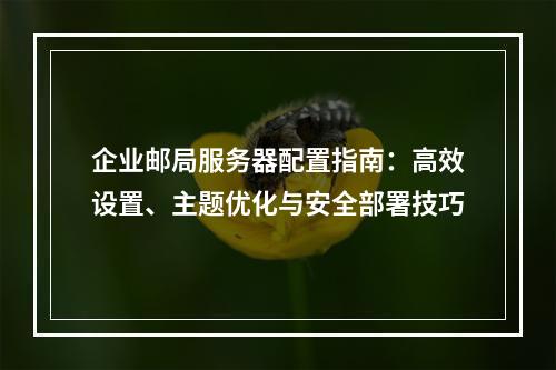 企业邮局服务器配置指南：高效设置、主题优化与安全部署技巧