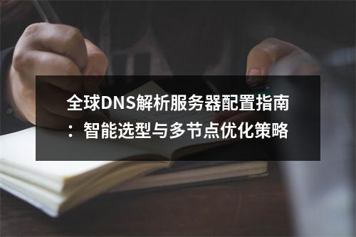 全球DNS解析服务器配置指南：智能选型与多节点优化策略