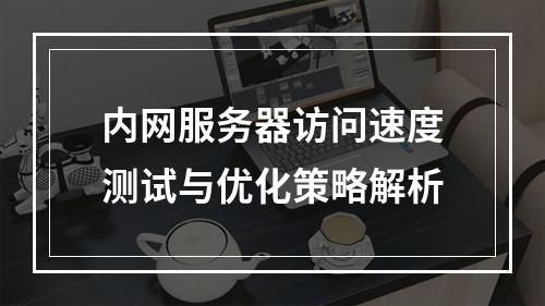 内网服务器访问速度测试与优化策略解析