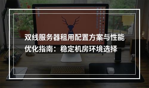 双线服务器租用配置方案与性能优化指南：稳定机房环境选择