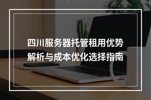 四川服务器托管租用优势解析与成本优化选择指南