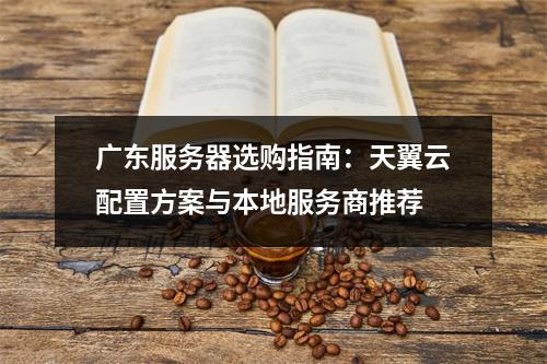 广东服务器选购指南：天翼云配置方案与本地服务商推荐