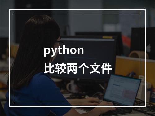 python 比较两个文件