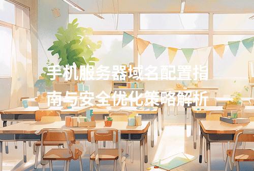 手机服务器域名配置指南与安全优化策略解析