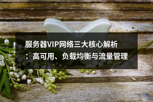 服务器VIP网络三大核心解析：高可用、负载均衡与流量管理