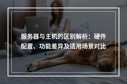 服务器与主机的区别解析：硬件配置、功能差异及适用场景对比