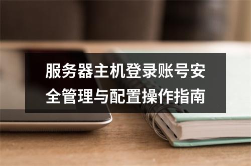 服务器主机登录账号安全管理与配置操作指南