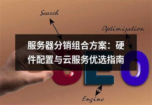 服务器分销组合方案：硬件配置与云服务优选指南