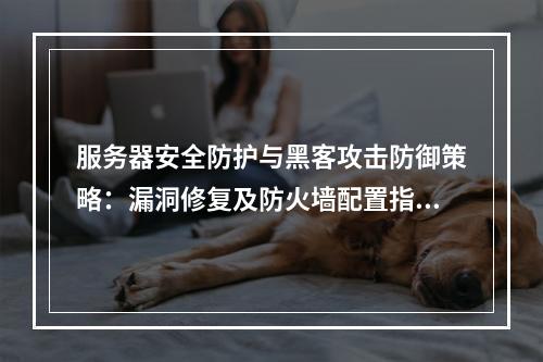 服务器安全防护与黑客攻击防御策略：漏洞修复及防火墙配置指南