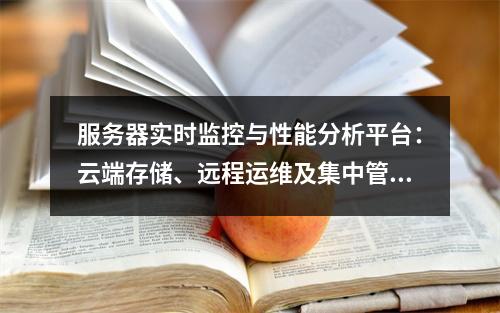 服务器实时监控与性能分析平台：云端存储、远程运维及集中管理