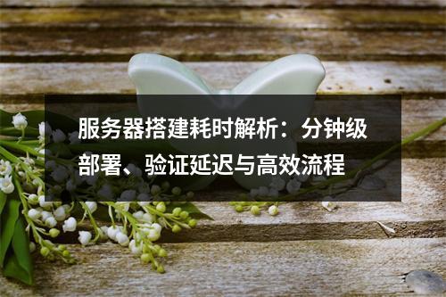 服务器搭建耗时解析：分钟级部署、验证延迟与高效流程