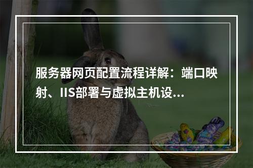 服务器网页配置流程详解：端口映射、IIS部署与虚拟主机设置