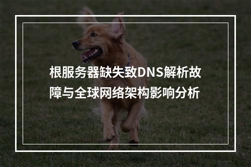 根服务器缺失致DNS解析故障与全球网络架构影响分析
