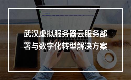武汉虚拟服务器云服务部署与数字化转型解决方案