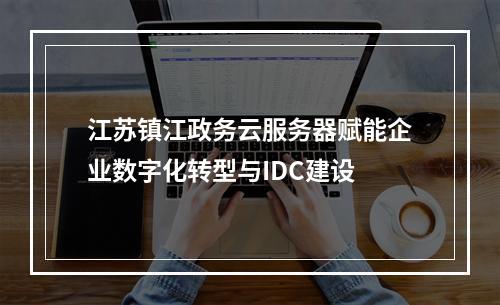 江苏镇江政务云服务器赋能企业数字化转型与IDC建设
