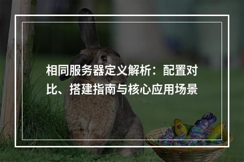 相同服务器定义解析：配置对比、搭建指南与核心应用场景