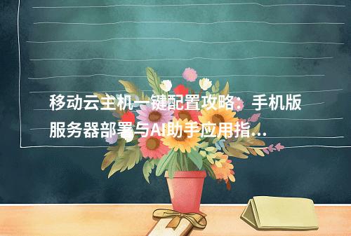 移动云主机一键配置攻略：手机版服务器部署与AI助手应用指南