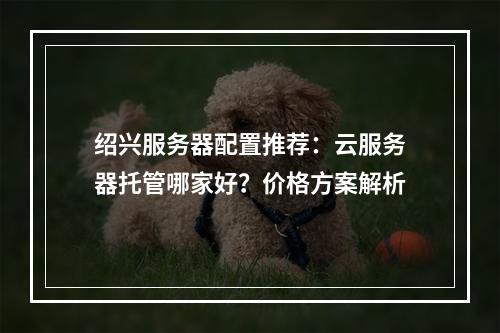 绍兴服务器配置推荐：云服务器托管哪家好？价格方案解析