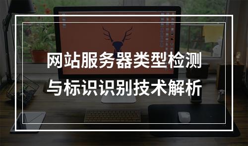网站服务器类型检测与标识识别技术解析