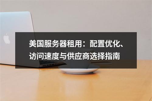 美国服务器租用：配置优化、访问速度与供应商选择指南