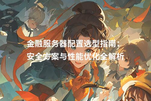 金融服务器配置选型指南：安全方案与性能优化全解析