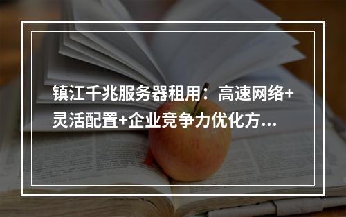 镇江千兆服务器租用：高速网络+灵活配置+企业竞争力优化方案